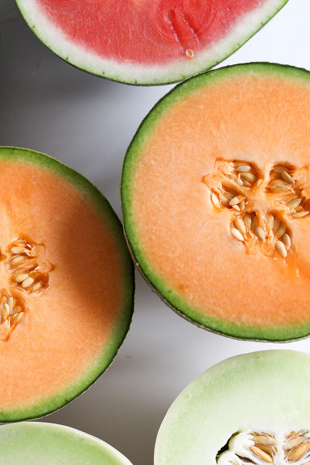 Salty AnchoChile Watermelon & Cantaloupe Margaritas — Worthy Pause